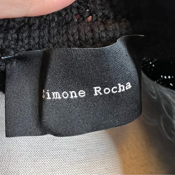 Simone Rocha 100% Wool Cable Knit Sweater XS - Picture 9 of 9